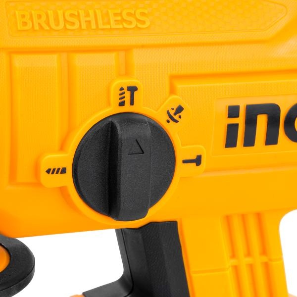 Ciocan Rotopercutor Ingco CRHLI2201 20V Brushless 1.5J - imagine 2