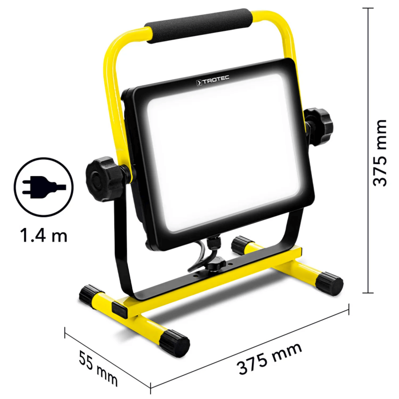 Proiector LED portabil Trotec PWLS 10 150, 13500 lm, IP65 - imagine 4