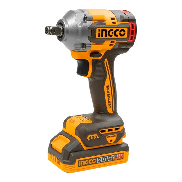 Mașină de înșurubat cu impact Ingco CIWLI20401, 20V, 400 Nm - imagine 5