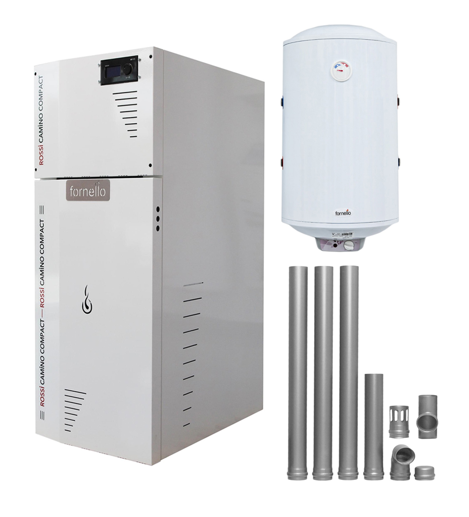 Pachet Centrala Peleti Fornello 25kw Complet