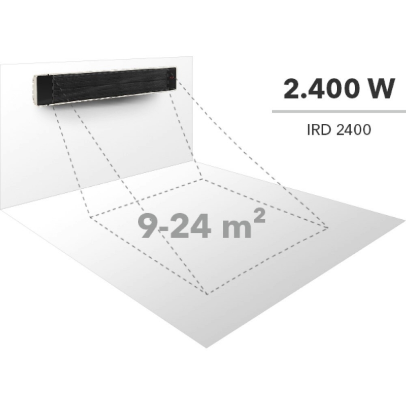 Radiator IRD2400 Dark Infrared Trotec 2400W - imagine 6