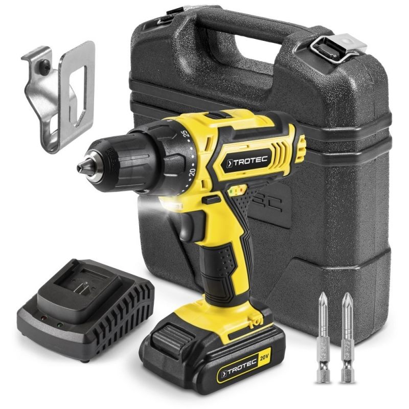Mașină de găurit și înșurubat Trotec PSCS 10, 20V cu LED - imagine 3