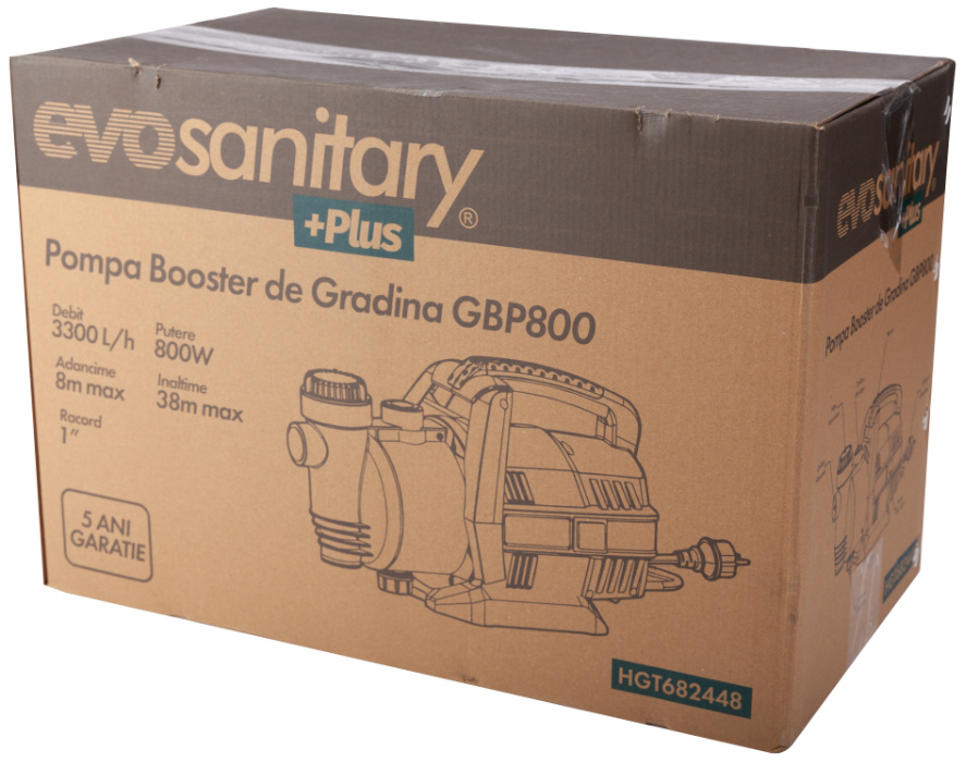 Pompa Suprafata Booster 800W GBP800 Intensiv - imagine 2