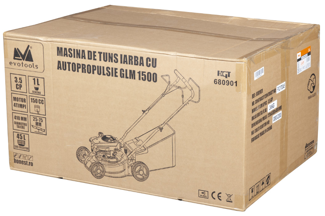 Masina Tuns Iarba Benzina Evotools GLM 1500 - imagine 2