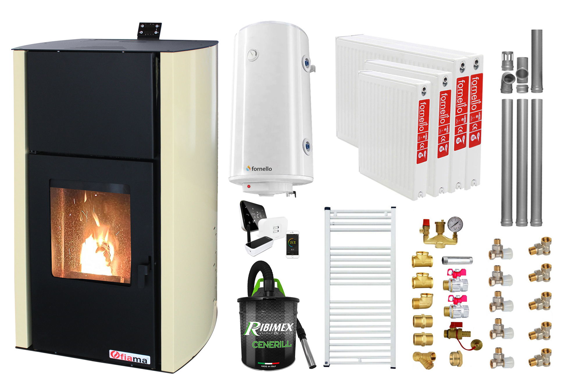 Pachet Încălzire Fornello 25kW Complet