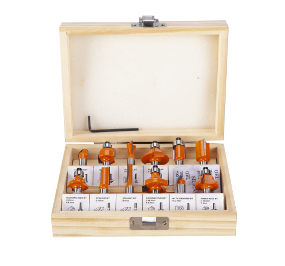 Set 12 Freze Lemn Evotools 8mm - imagine 2