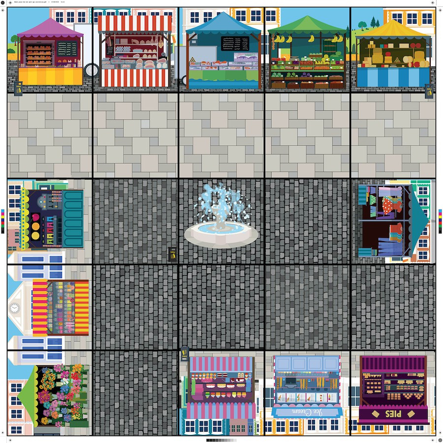 Bee-Bot / Blue-bot Market Pad - Covor de joc