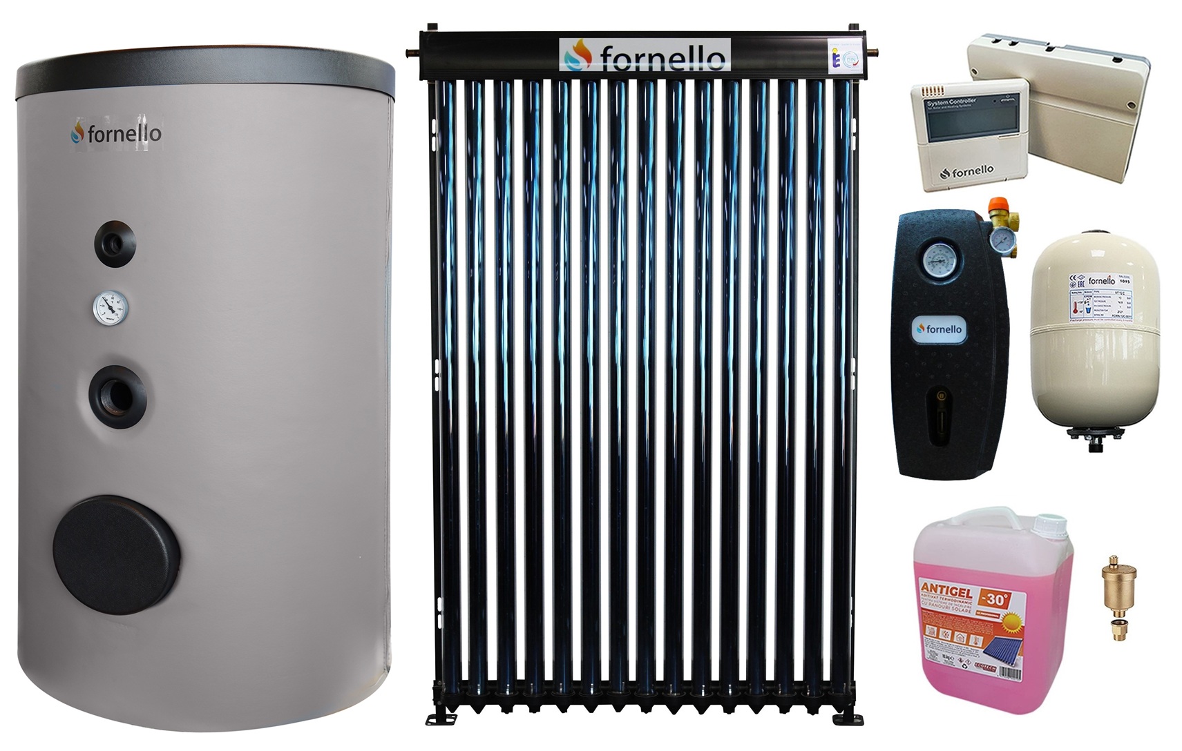 Sistem Solar Fornello 160L - Economie 80%