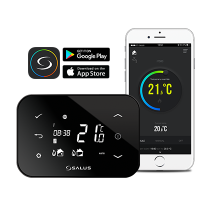 Termostat Smart Salus iT500, Control prin Internet