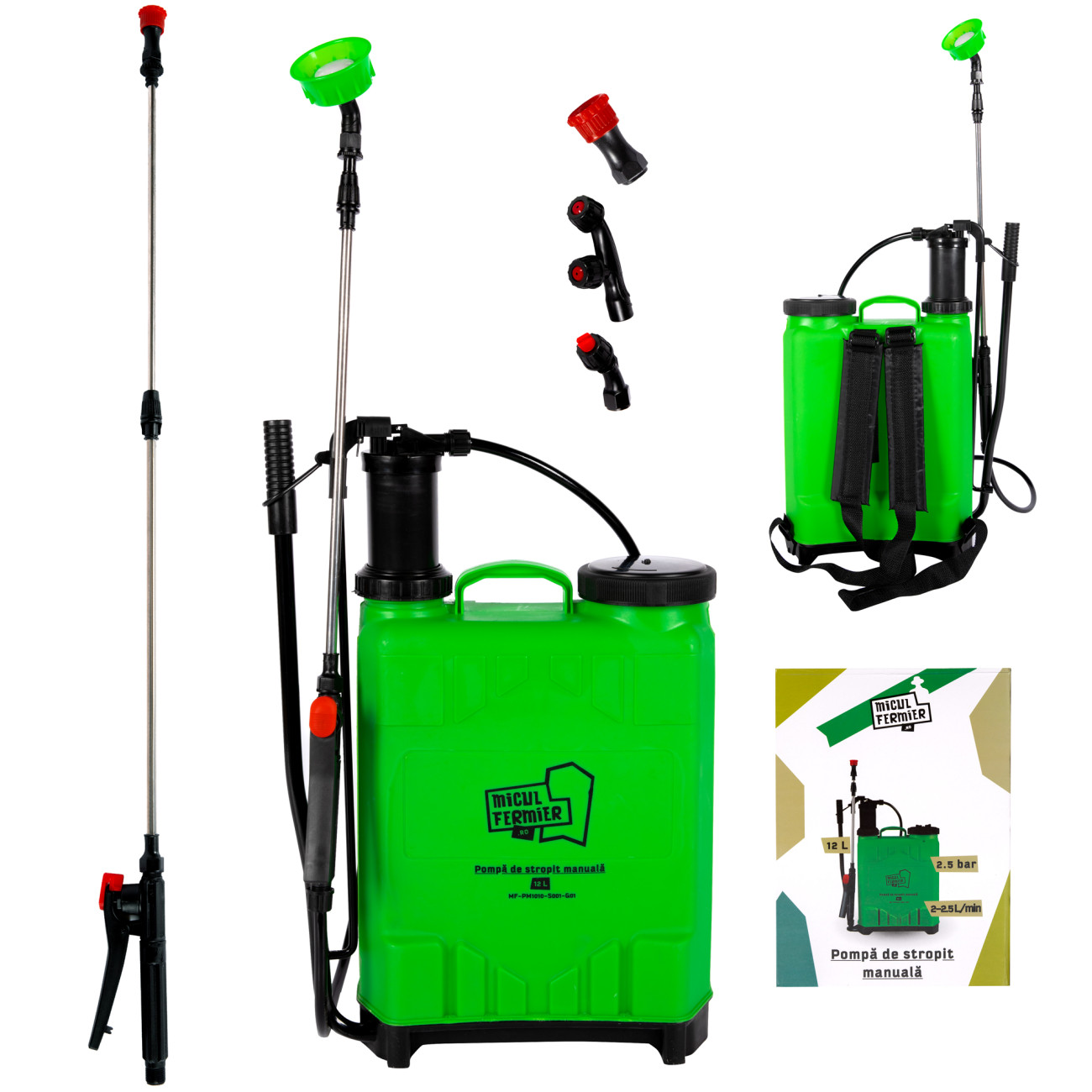 Pompa Stropit Manuală 12L Micul Fermier - imagine 2