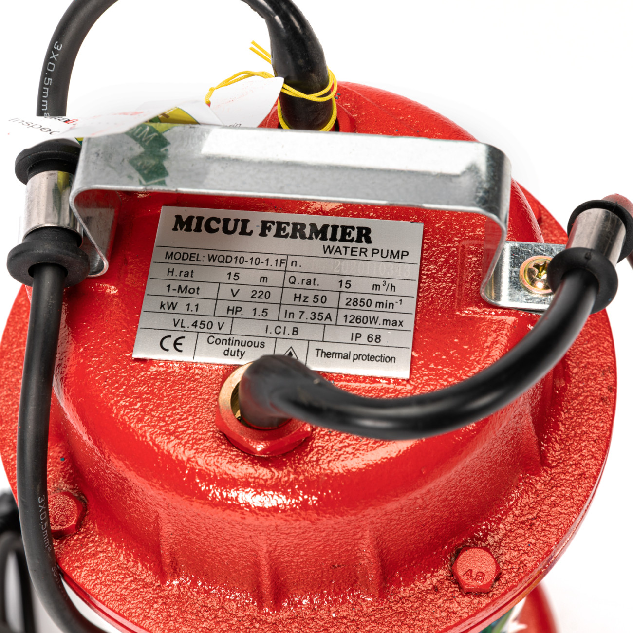 Pompa Apa Murdara Micul Fermier 1100W, 15 mc/h - imagine 4