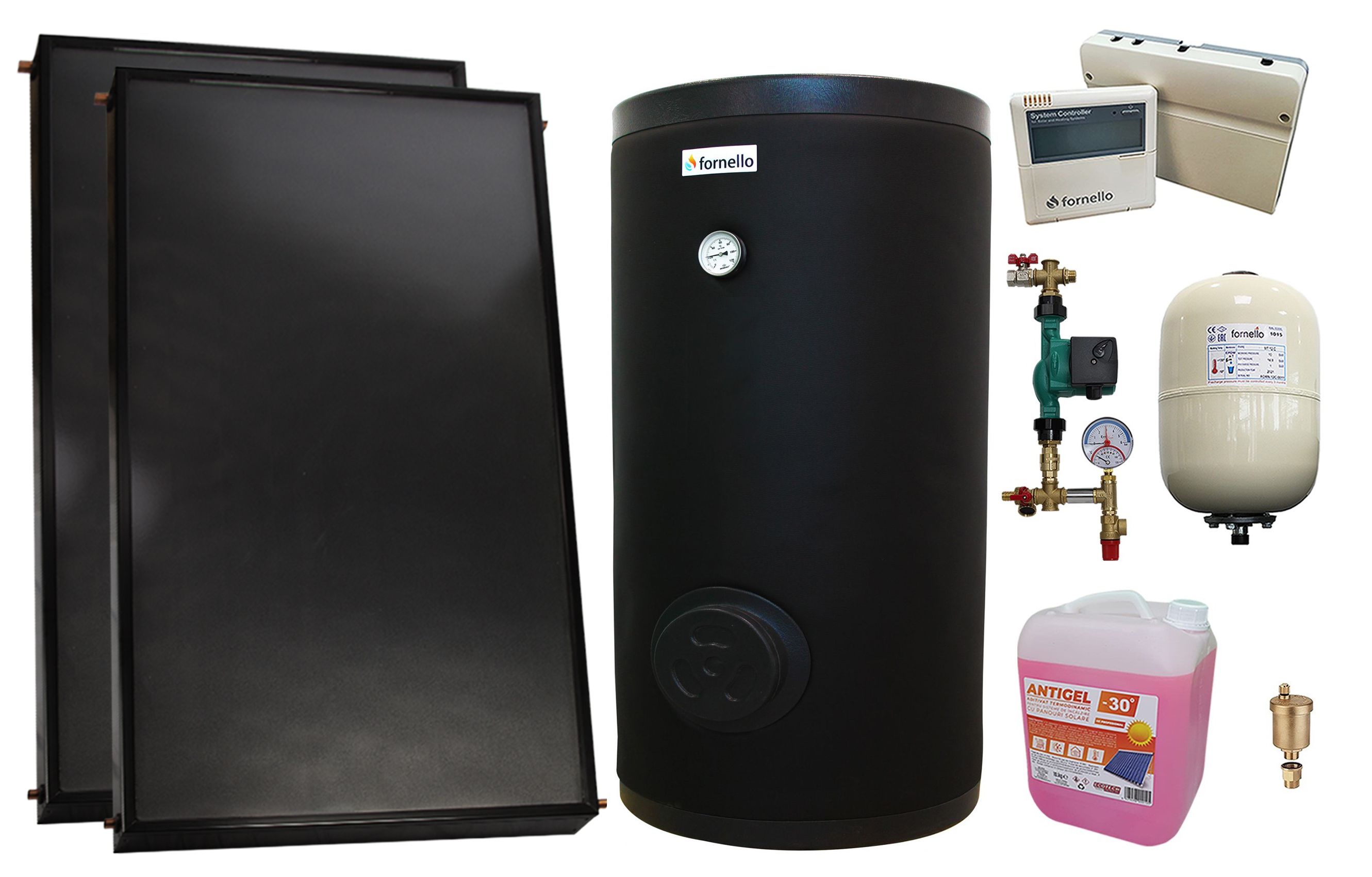 Sistem Solar Presurizat Fornello 2 Panouri 200L