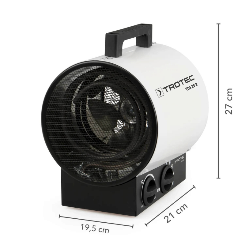 Aerotermă Electrică Trotec TDS 20 R, 3 kW, IP44 - imagine 4
