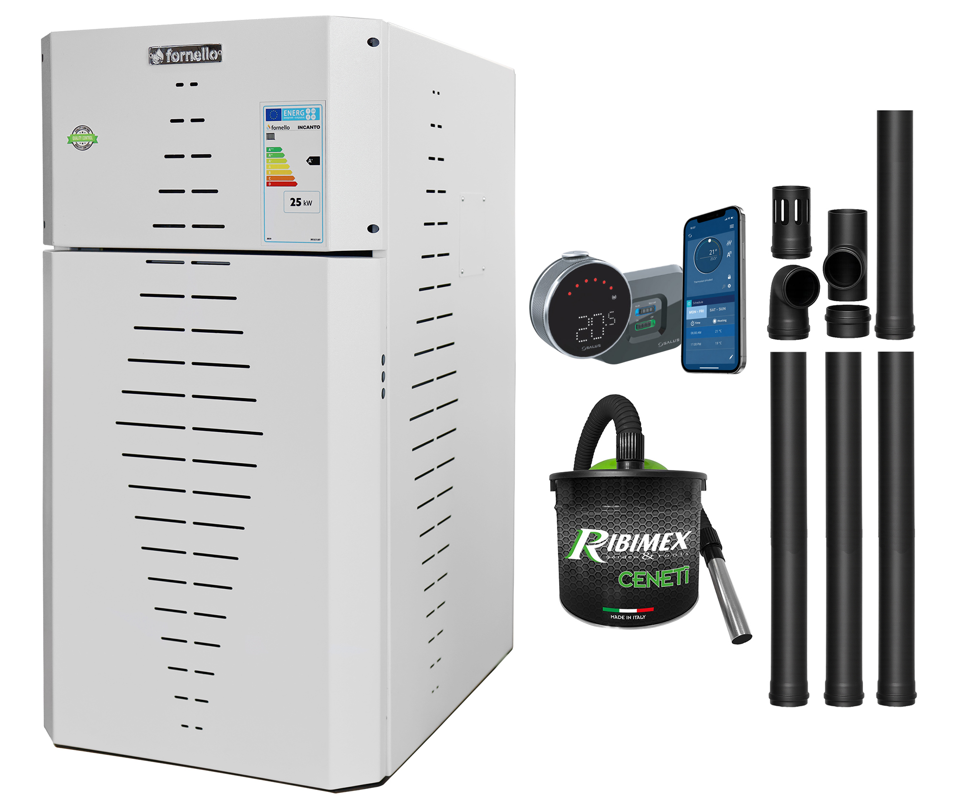 Centrala Fornello 25kW + Accesorii Complete - imagine 2