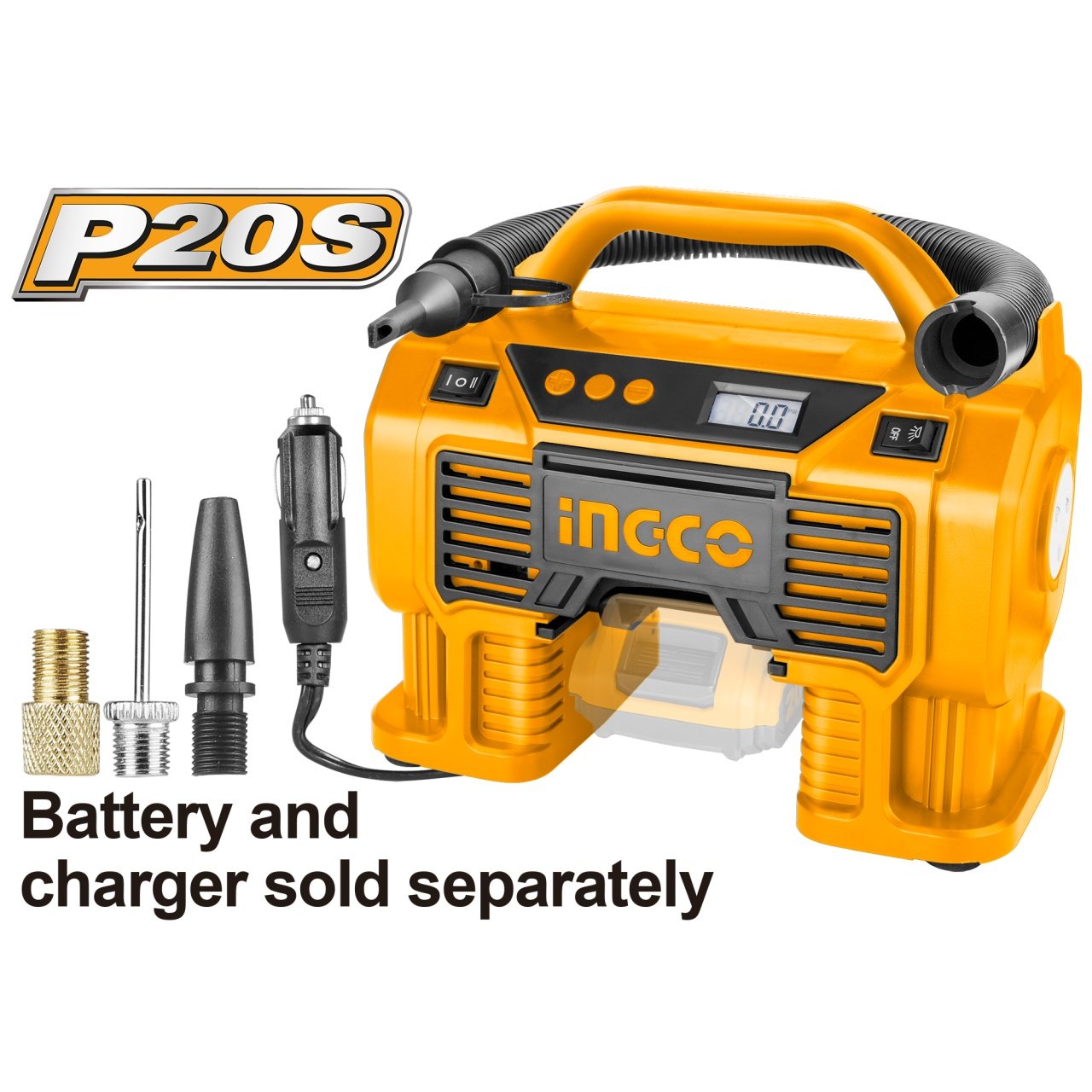 Compresor Auto 4-in-1 20V Ingco CACLI2002