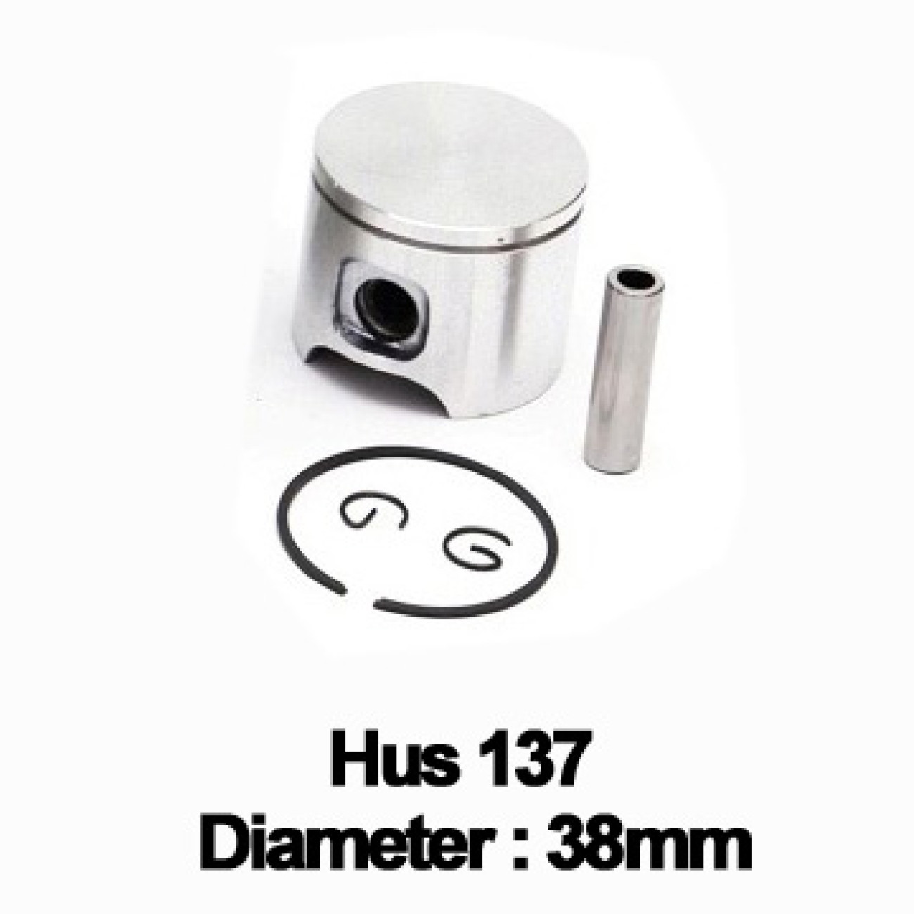 Piston Drujba Husqvarna 136/137, 38 mm Ronex - imagine 2