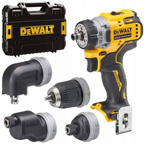 Dewalt DCD703NT - Mașină de gaurit cu 4 mandrine