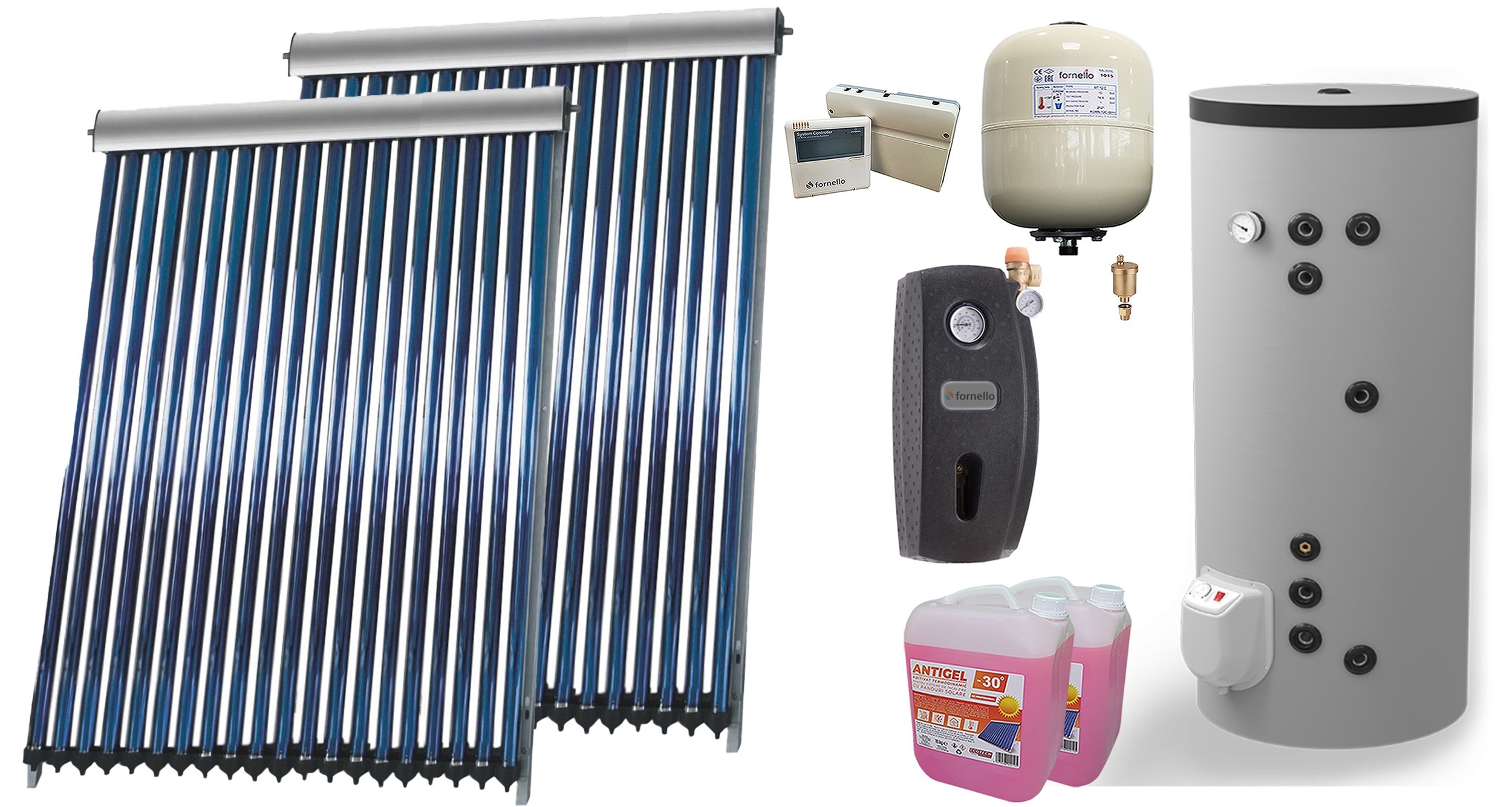 Sistem Solar Presurizat Sunsystem, 2 Panouri, 300L