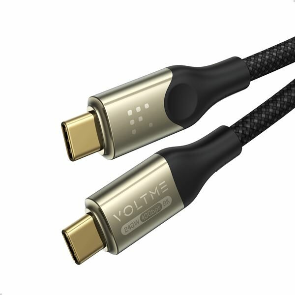 Cablu USB-C Voltme 240W, 1.2m, Negru