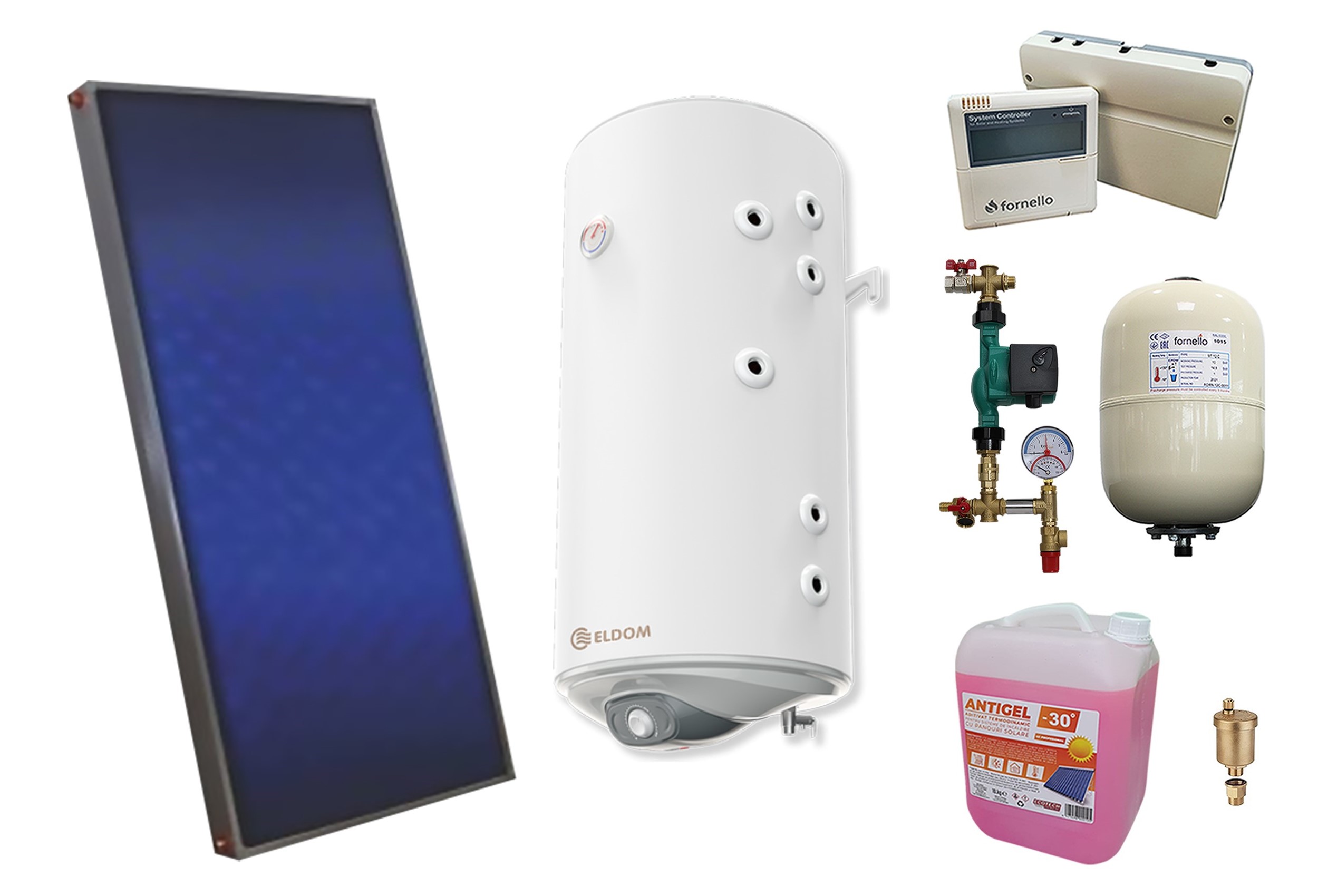 Pachet Sistem Solar Presurizat Sunsystem PK SL FP 2.0