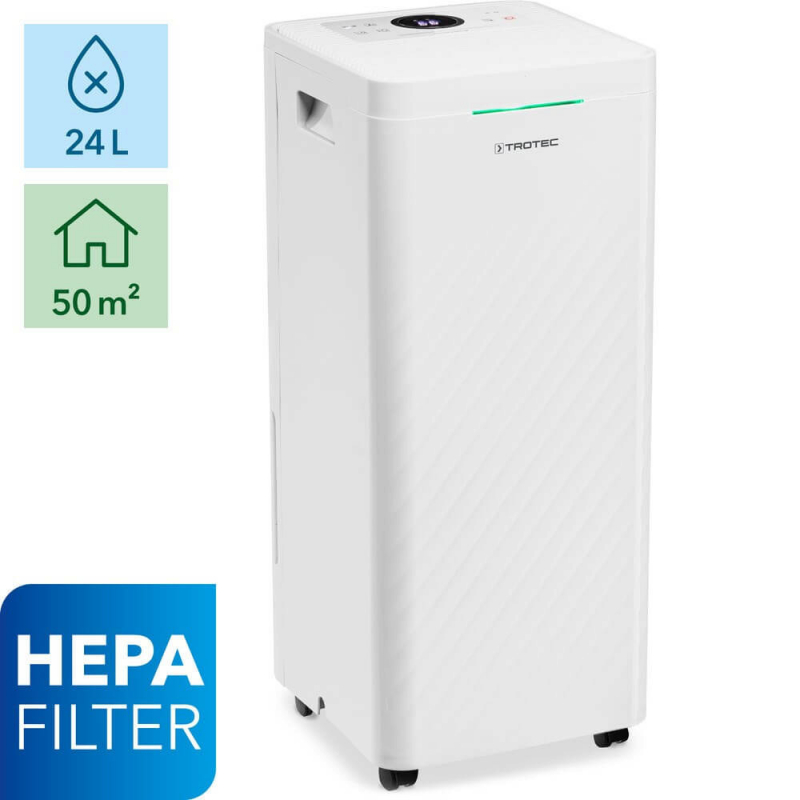 Dezumidificator Trotec TTK 64 HEPA, 24 l/zi, Purificare Aer