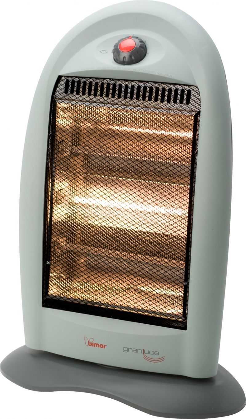 Radiator Halogen Bimar Granluce 1200W, Termostat, Oscilație