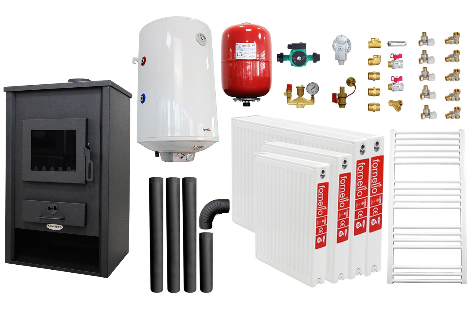 Pachet Complet Încălzire 3 Camere Fornello PADOVA