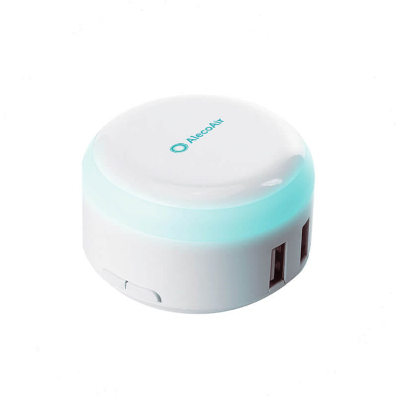 Încărcător AlecoAir G12-WP2S 2xUSB 12W, lumină veghe LED - imagine 2