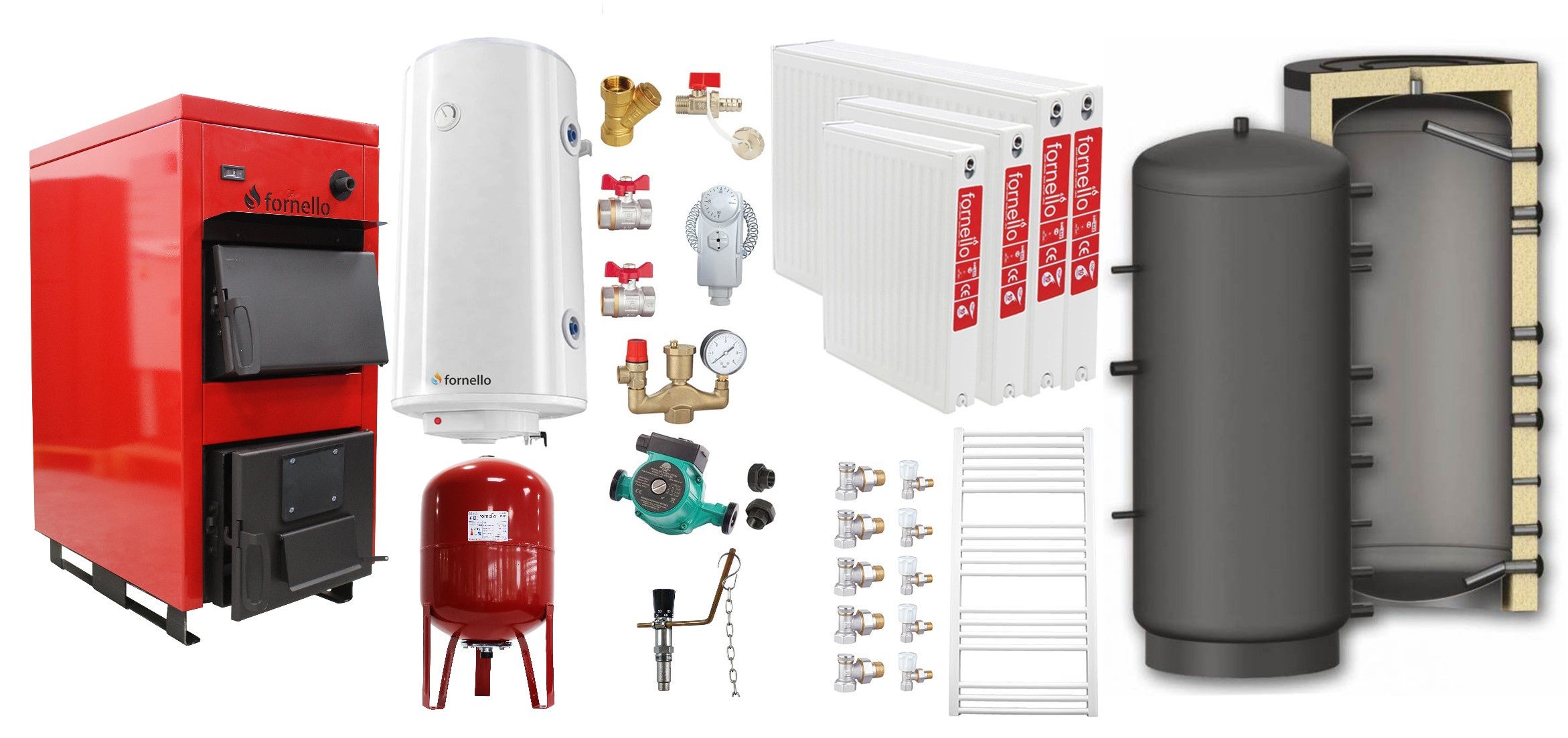 Centrala pe lemne Fornello Eco Energy WB 25 kW
