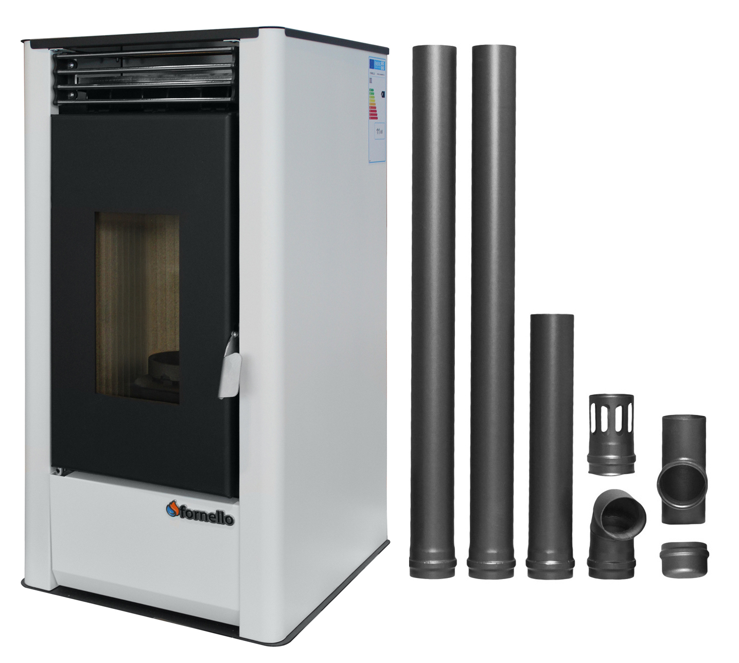 Semineu pe peleti Fornello Air SmartPell 11KW