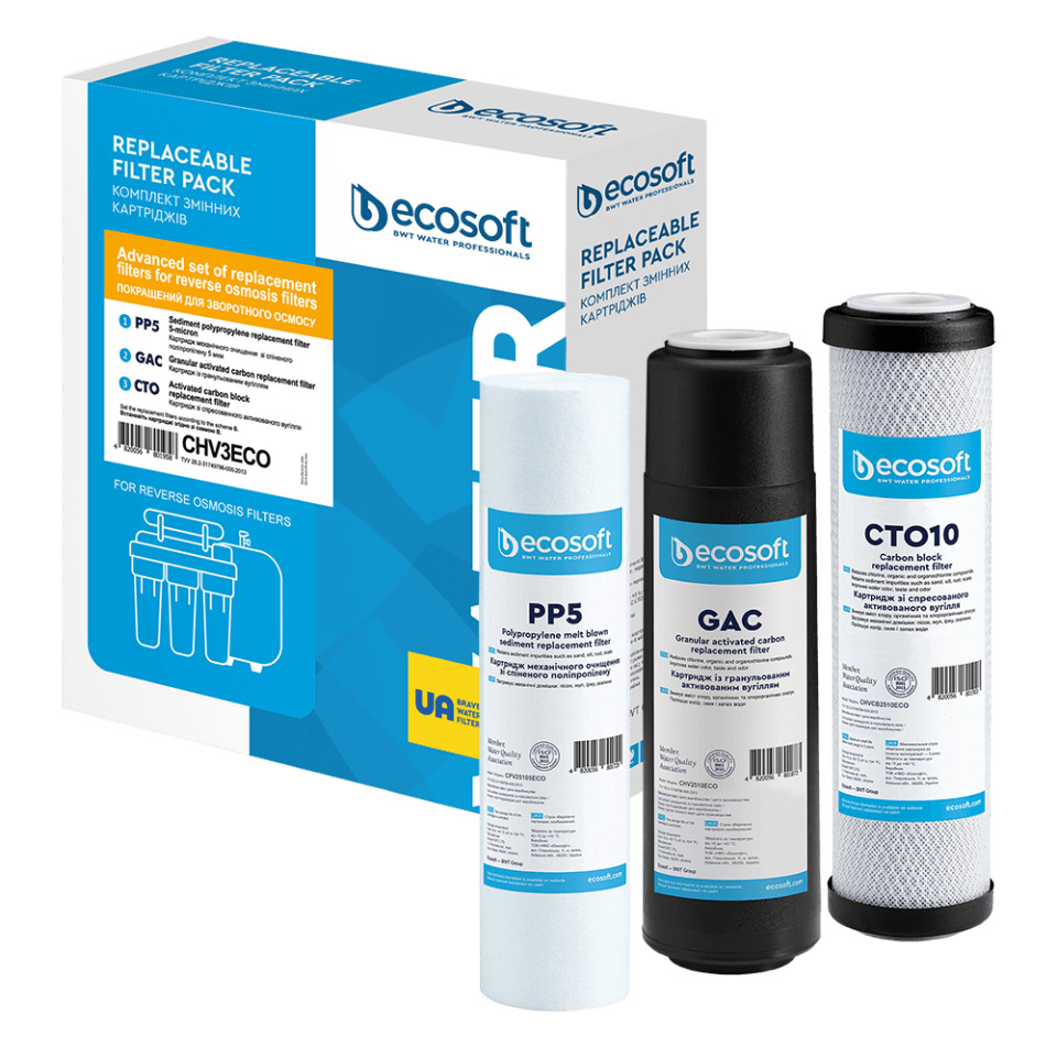 Set Filtre Schimb Ecosoft 1-2-3