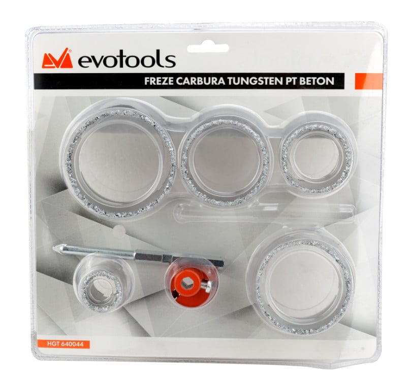 Set Freze Carbura Tungsten Beton Evotools - imagine 3