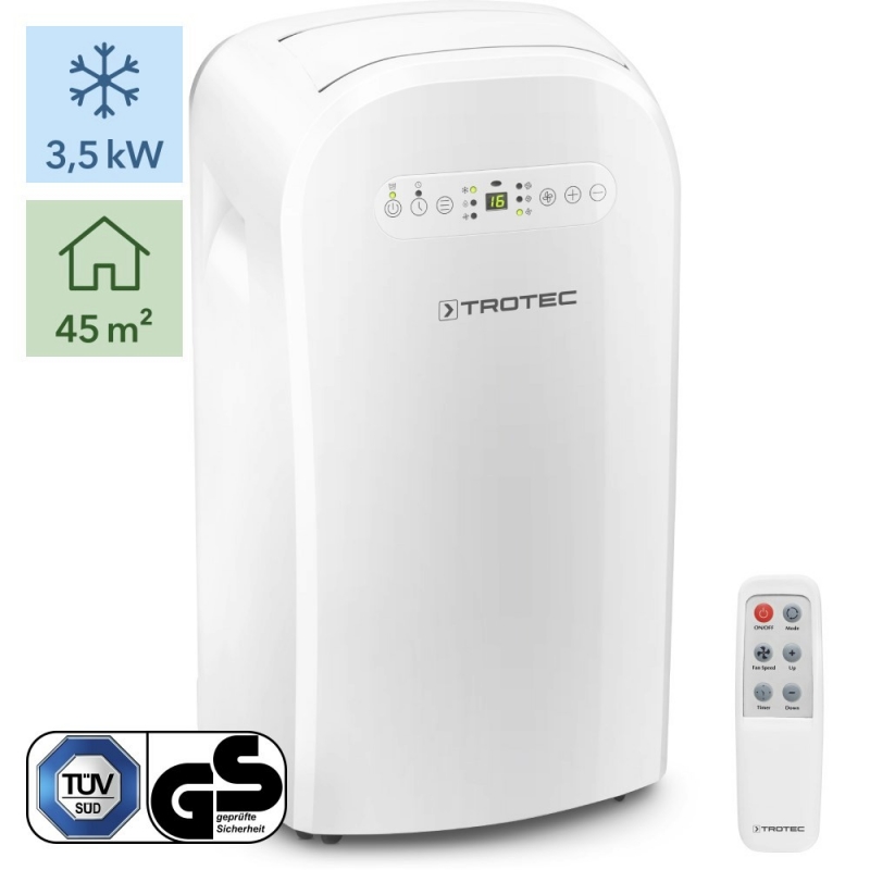 Aer condiționat portabil Trotec PAC 3500, 12.000 Btu, 45 mp