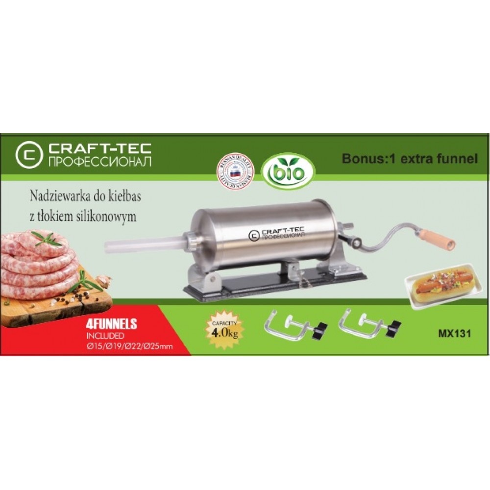 Mașină Cărnată Orizontală 4kg Craft-Tec MX131 - imagine 2