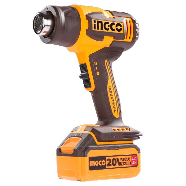 Pistol cu aer cald 20V HGLI2006, 300/550°C, 4 accesorii - imagine 5