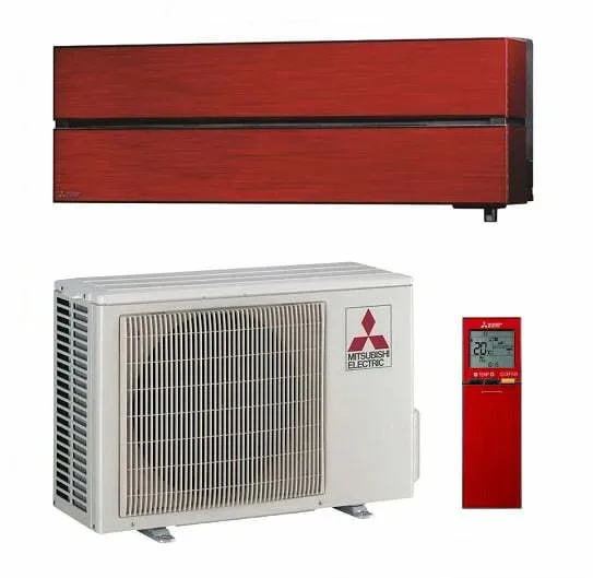 Mitsubishi Electric Kirigamine Deluxe 12000 BTU Rosu