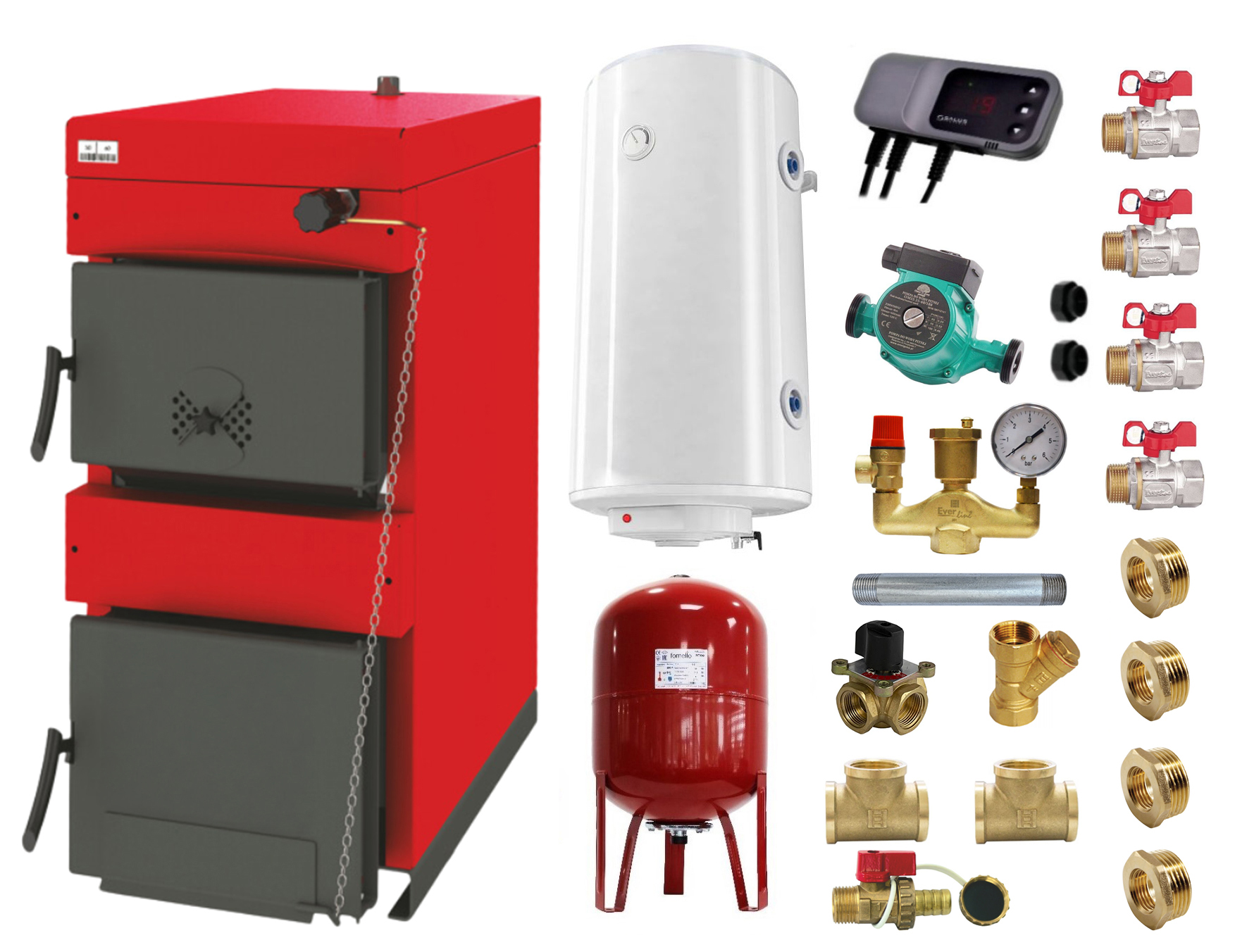 Pachet Centrala Burnit 25kW - Sistem Complet