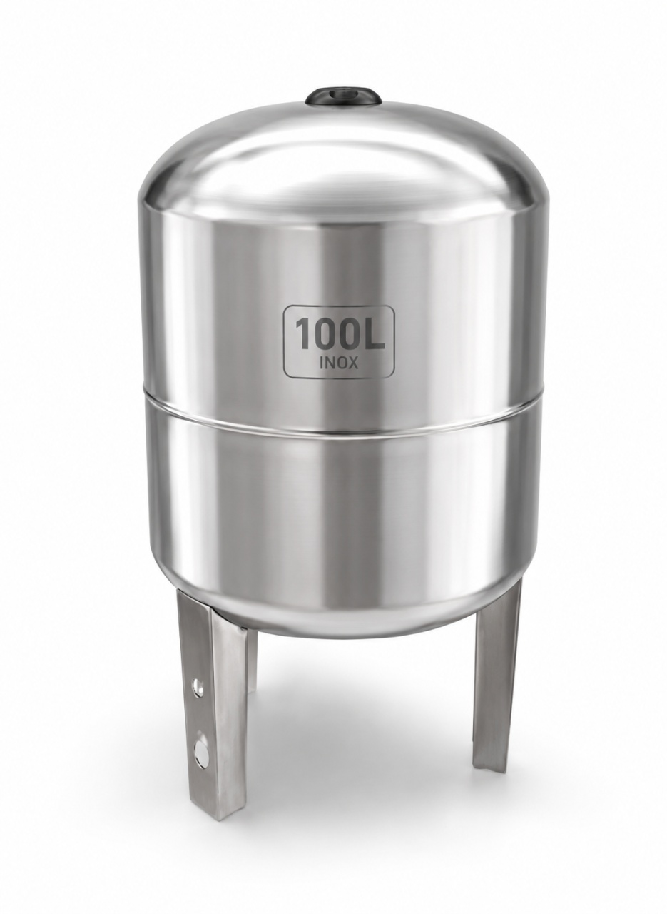 Butelie hidrofor inox 100L Campion cu membrană, 6 bar