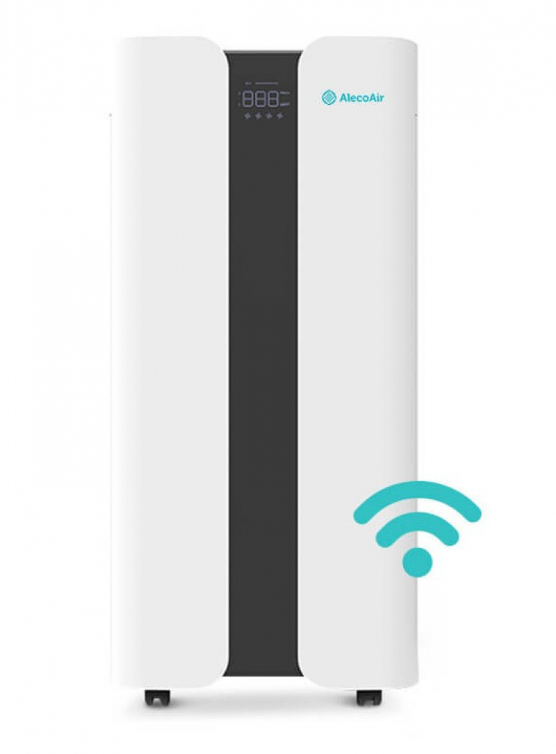 Purificator aer AlecoAir P120 MONOLITH, 120 mp, HEPA, WiFi