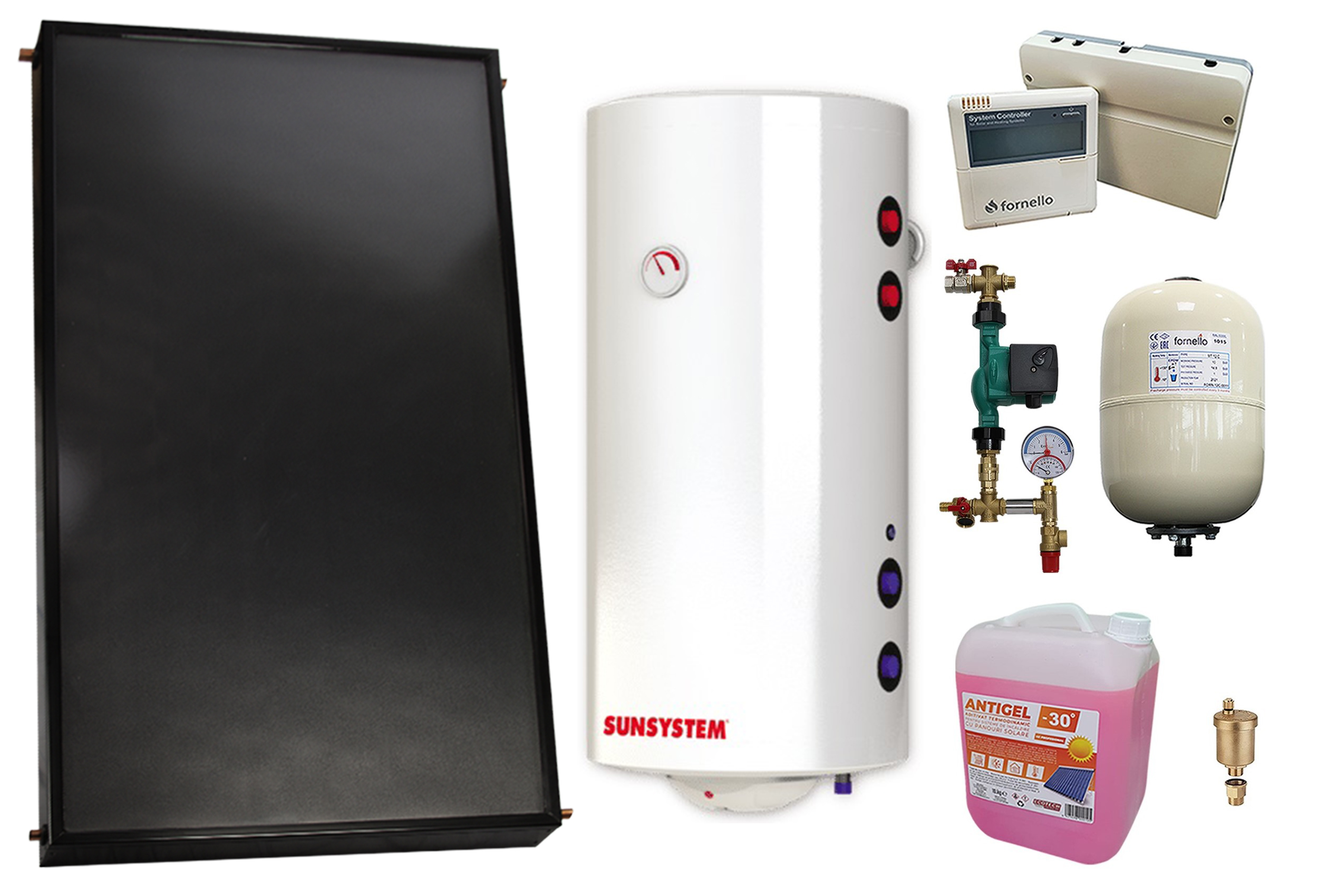 Sistem Solar Presurizat Fornello 150L 3KW