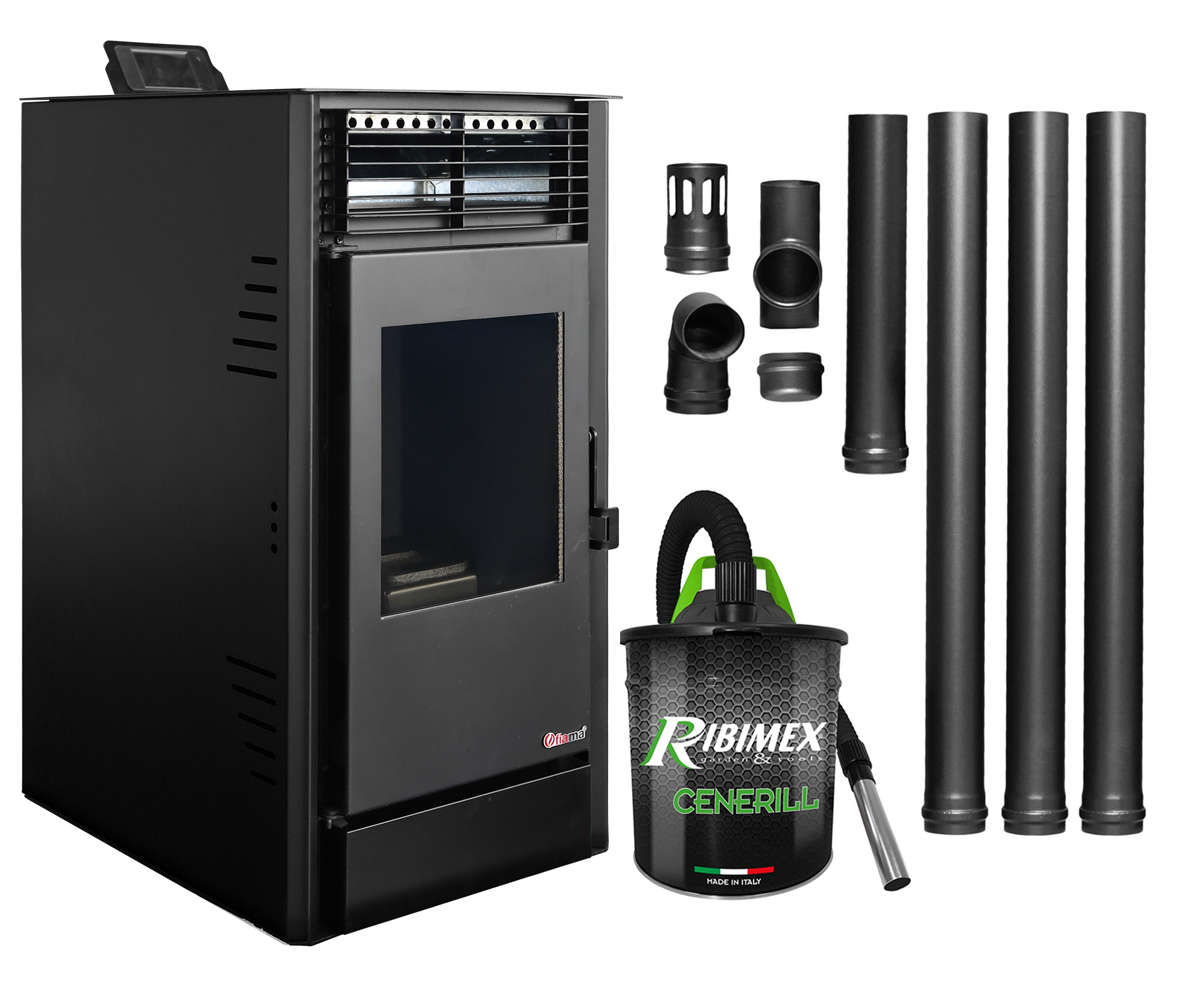 Fiama Fuoco 8kW - Semineu Peleti WiFi Control