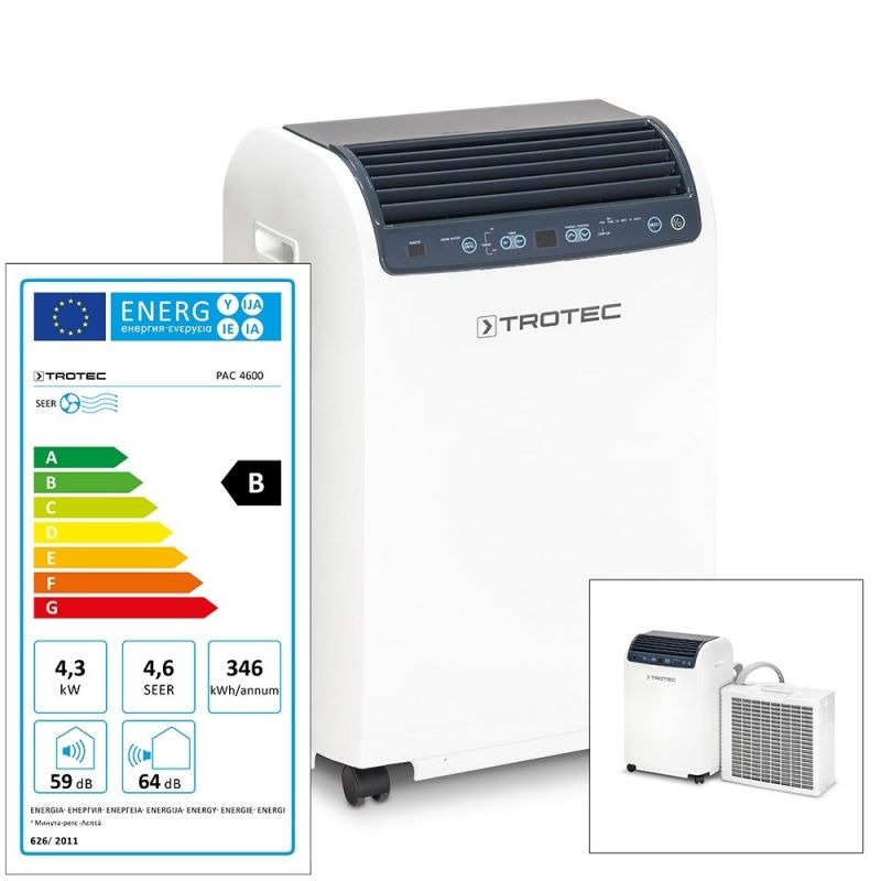 Aer condiționat split Trotec PAC 4600, 14.500 Btu, 120 mc