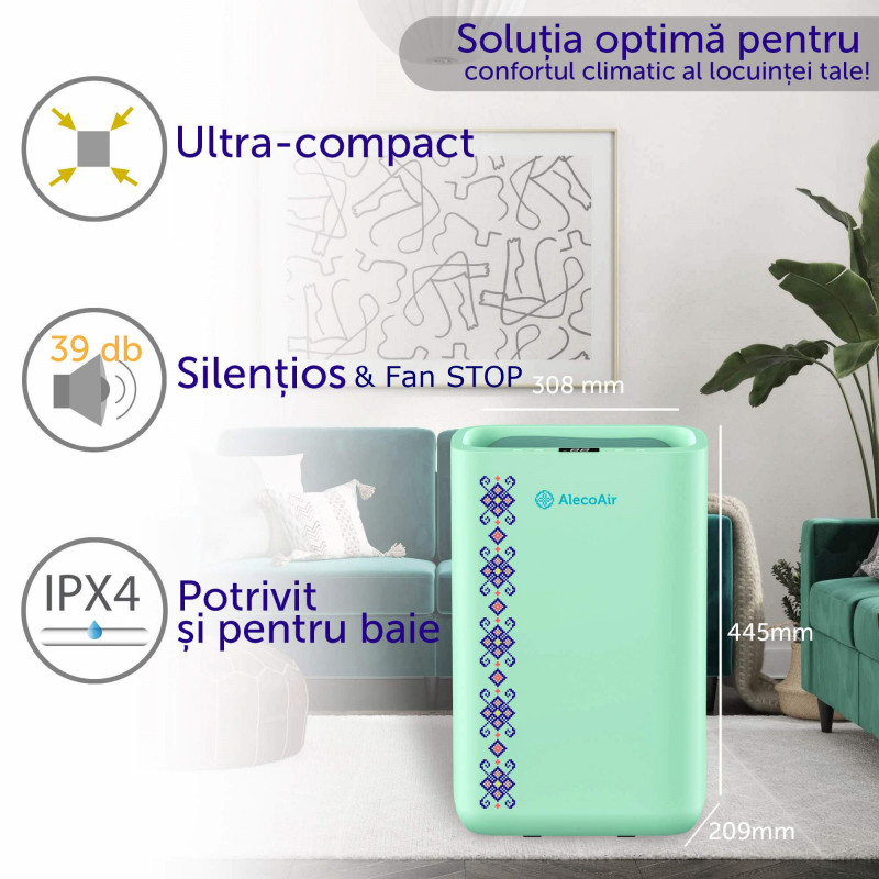 Dezumidificator AlecoAir D13 TRADITIO TOPAZ, 13L/zi - imagine 6