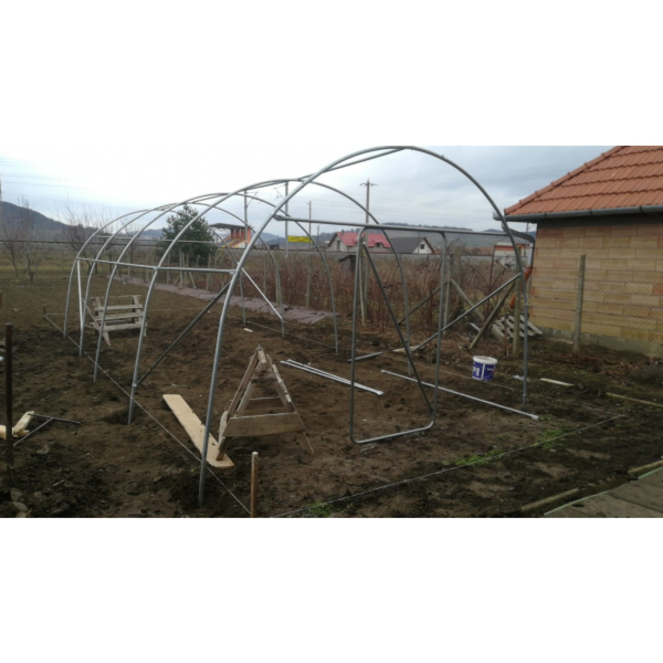 Solar Gradina 10x5m Profesional, Otel Galvanizat - imagine 3