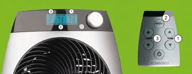 Aeroterma Vornado iControl 1500W Digital - imagine 5