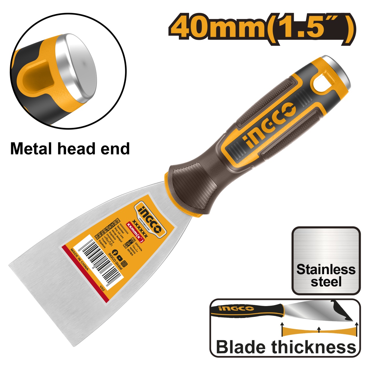 Filtru Hidrociclon Otel 40mm INGCO HPUT08040