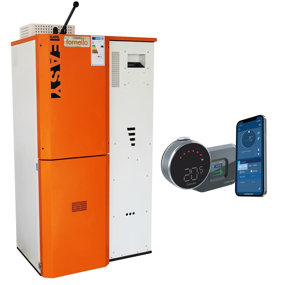 Centrala Fornello 40kW cu Control WiFi - imagine 2
