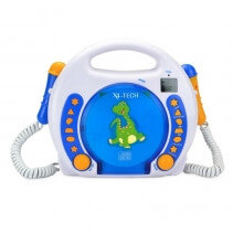 Karaoke Bobby Joey Bleu 2 Microfoane Copii