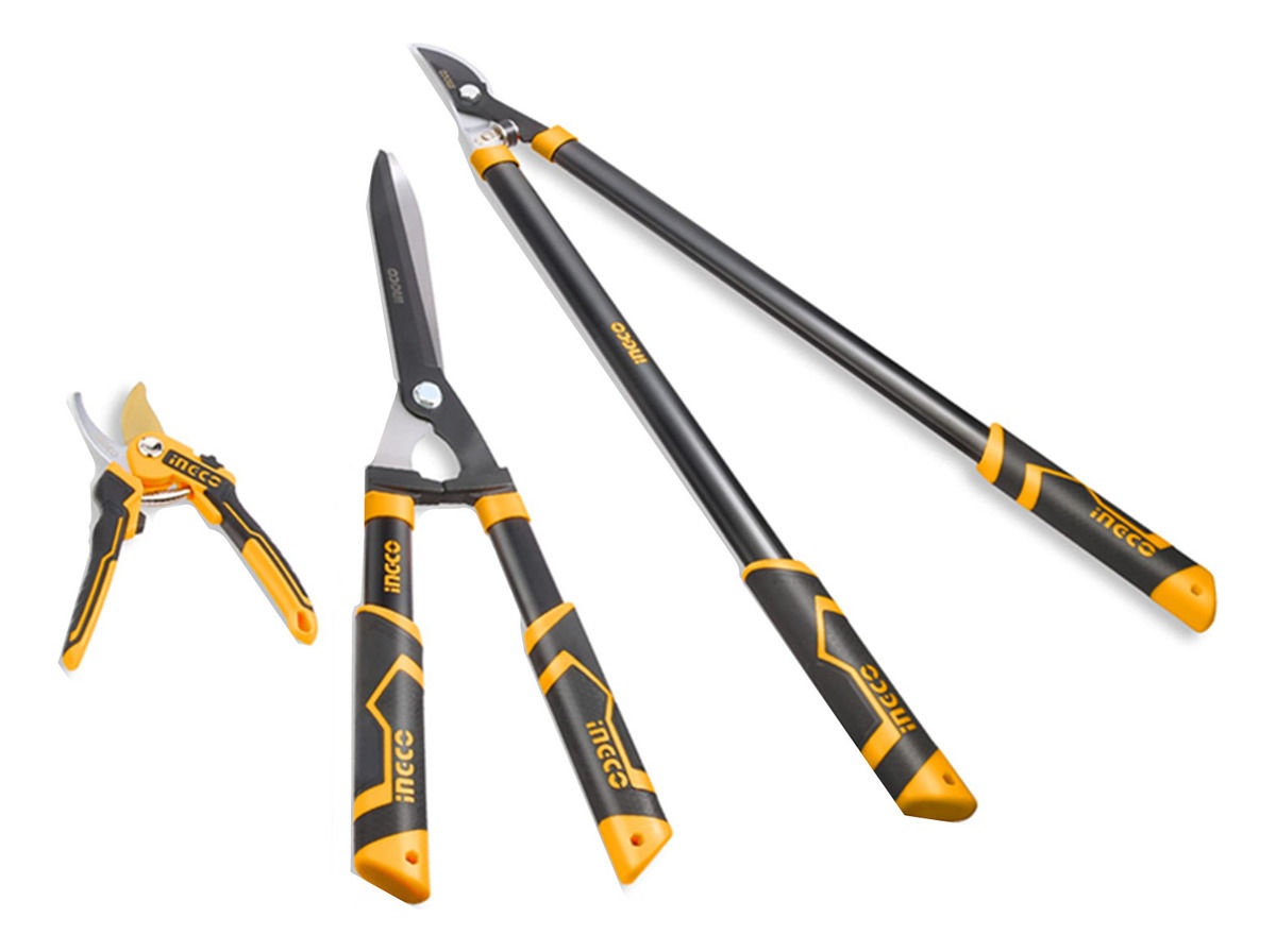 Set Foarfeci INGCO 3 bucăți - Tăiere Profesională - imagine 2