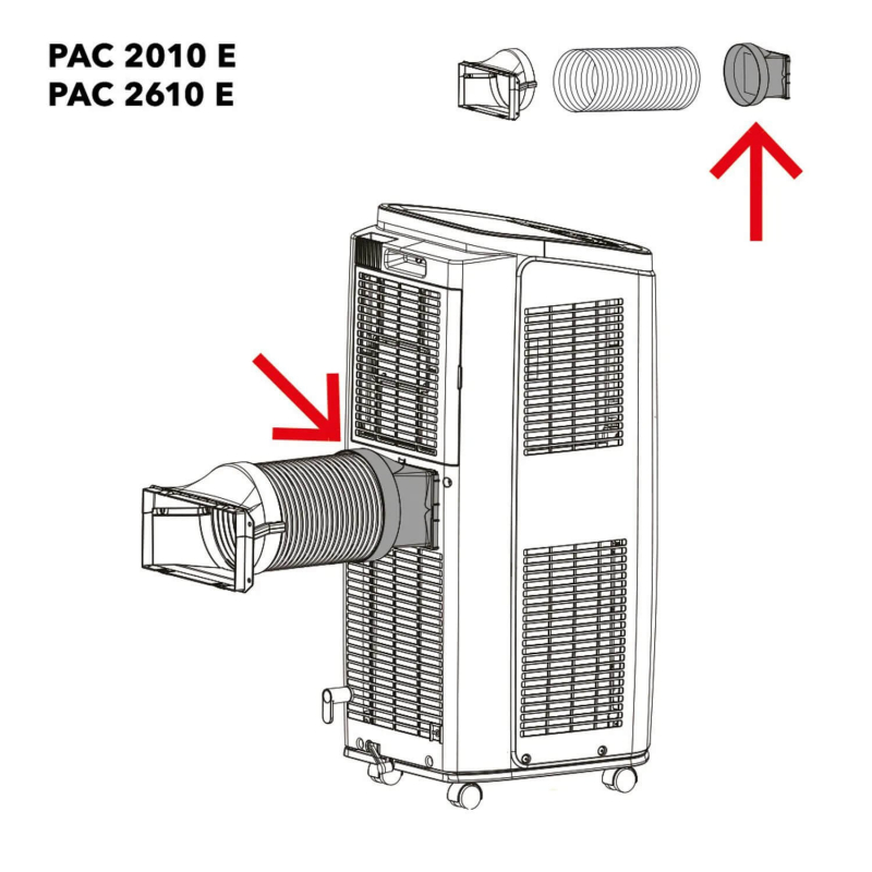 Adaptor furtun TROTEC pentru PAC 2010E și PAC 2610E